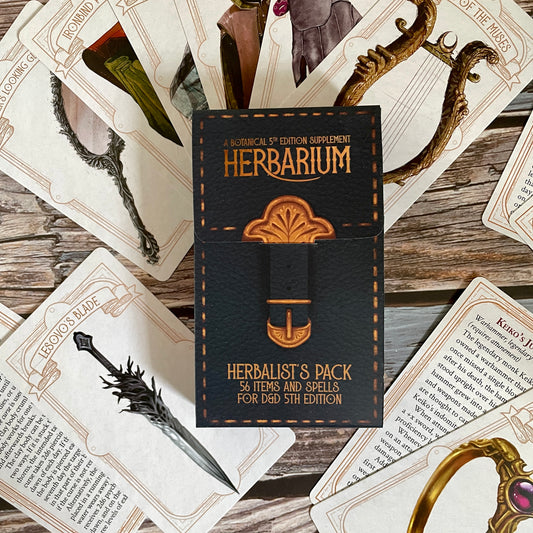 Herbalist's Pack: 5e Magic Item Cards