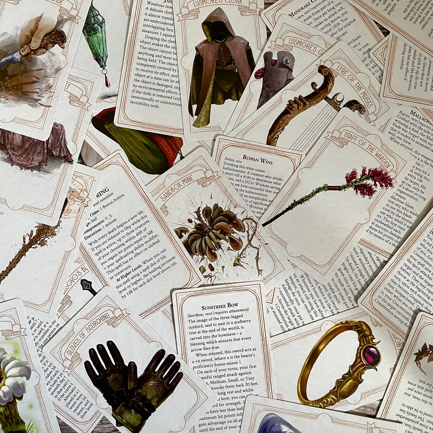 Herbalist's Pack: 5e Magic Item Cards